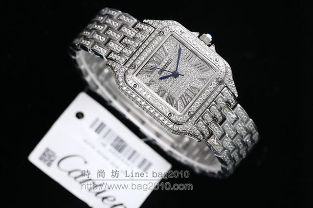 Cartier手錶 奢華珠寶飾品 Panthère de Cartier女神腕表 卡地亞高端女表  hds1263
